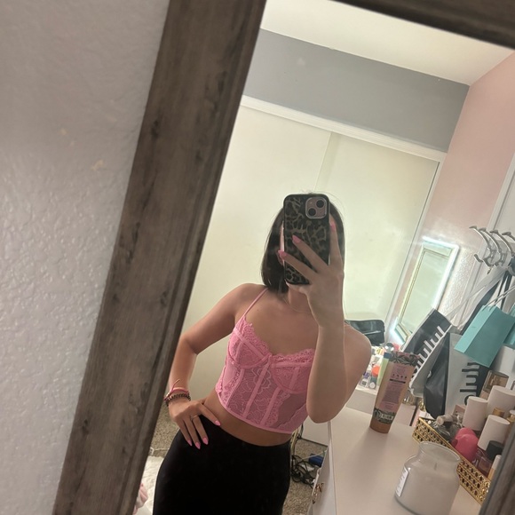 pink corset top - Picture 2 of 3